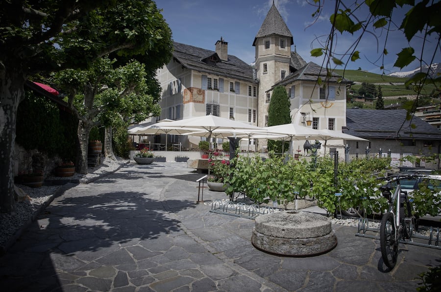 Sierre, le 30 mai 2023, Dégustation de fromages a Raclette au Château de Villa, en compagnie de : Böniger tranchiert... Raclette im Château de Villa, Sierre © Sedrik Nemeth