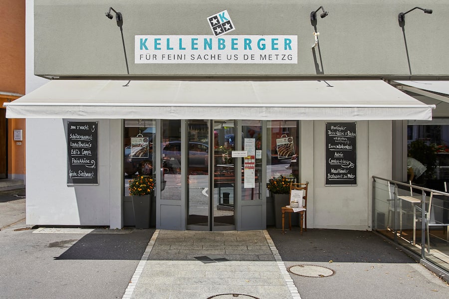 Edi Kellenbergers Metzgerei Kellenberger Freihofweg 1 7310 Bad Ragaz, in direkter Nachbarschaft vom Hotel und Restaurant Rössli Bad Ragaz, Gastgeber Doris und Ueli Kellenberger, 18.06.2020. Foto Lucia Hunziker Restaurant Roessli und Metzgerei Kellenberger in Bad Ragaz © Lucia Hunziker