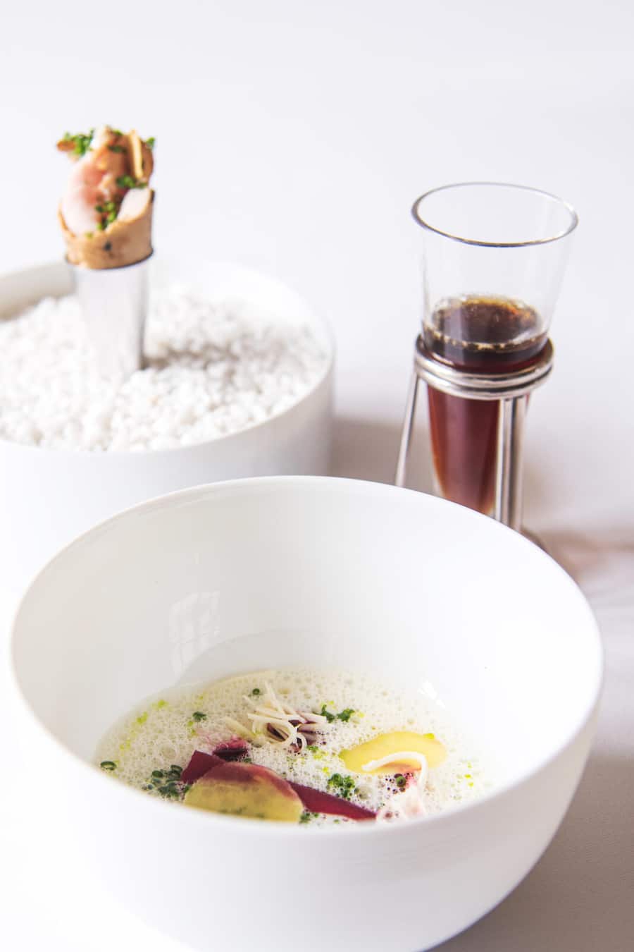 Schäfli Wigoltingen März 2023; Trilogie vom Kalb: Essenz; Vitello Tonato im Cornet, Tafelspitz