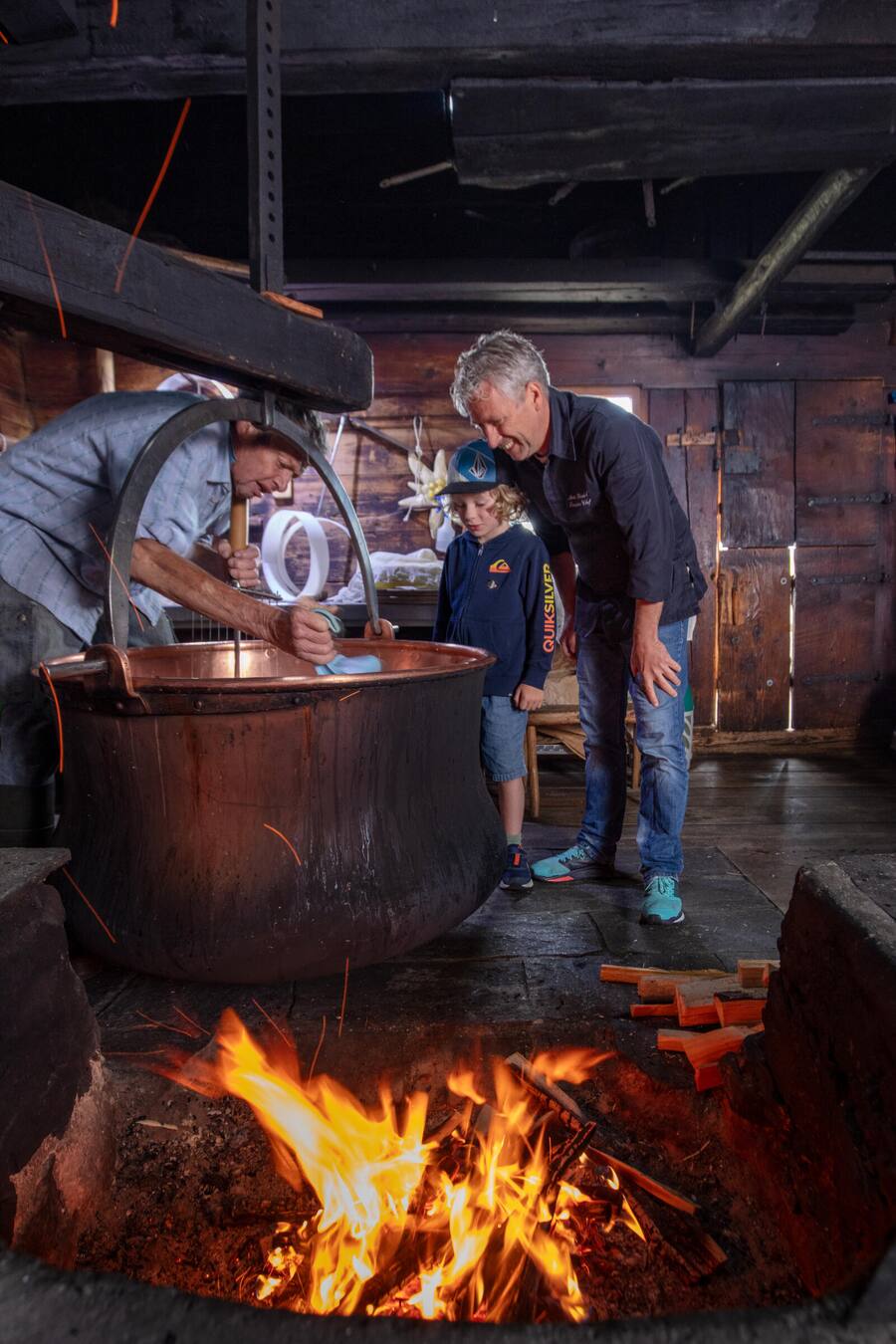 Alp Eggli, v.l. Werren, Linard, Göschel