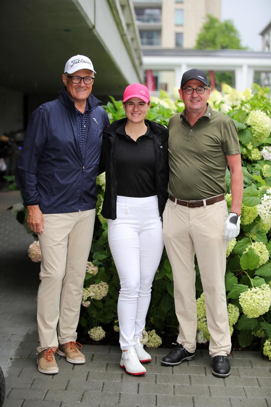 Bell-Chef Lorenz Wyss, Christian Lienhard (Hof Weissbad), Tochter Sofia.