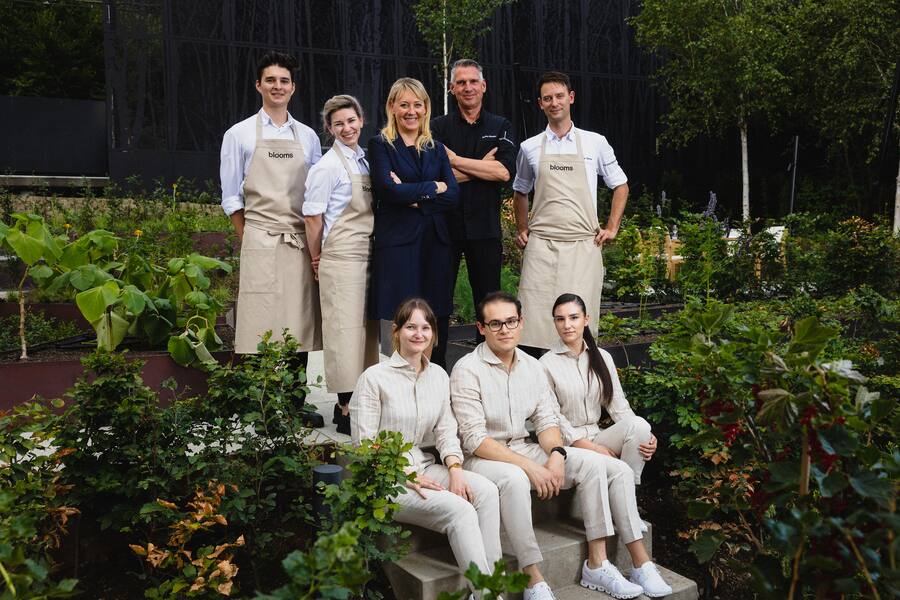 Restaurant blooms, The Dolder Grand