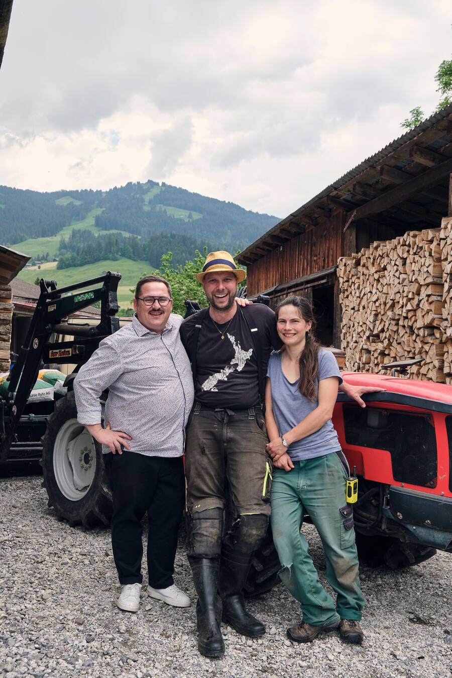 Gemüsebauern mit Benoit Carcenat