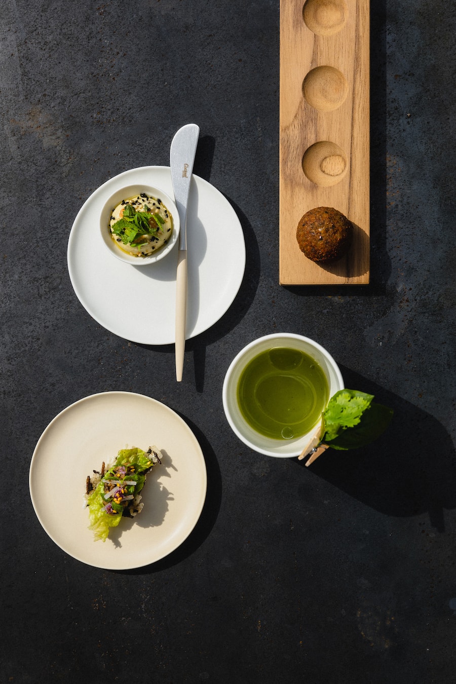 Restaurant blooms, The Dolder Grand, Starters