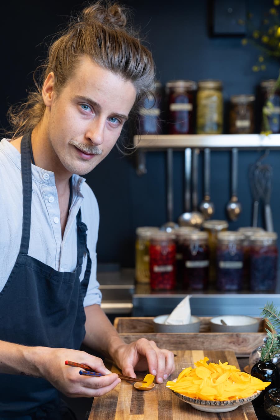 VILLA HUNDERT | BOUTIQUE MOUNTAINSCAPE Küchenchef John Jezewski Fotografiert am 20.07.2023