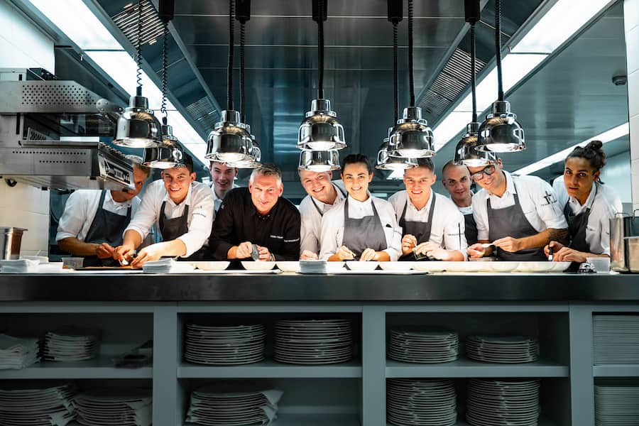 28.08.2023 - Zürich - Hotel des Jahres Dolder Grand. Gault Millau 2024, Heiko und sein Küchenteam