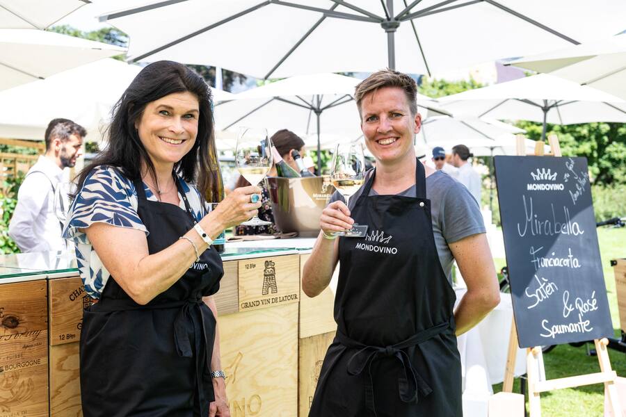 Gault Millau - GardenParty 2023 Sylvia Berger und Miriam Lemke