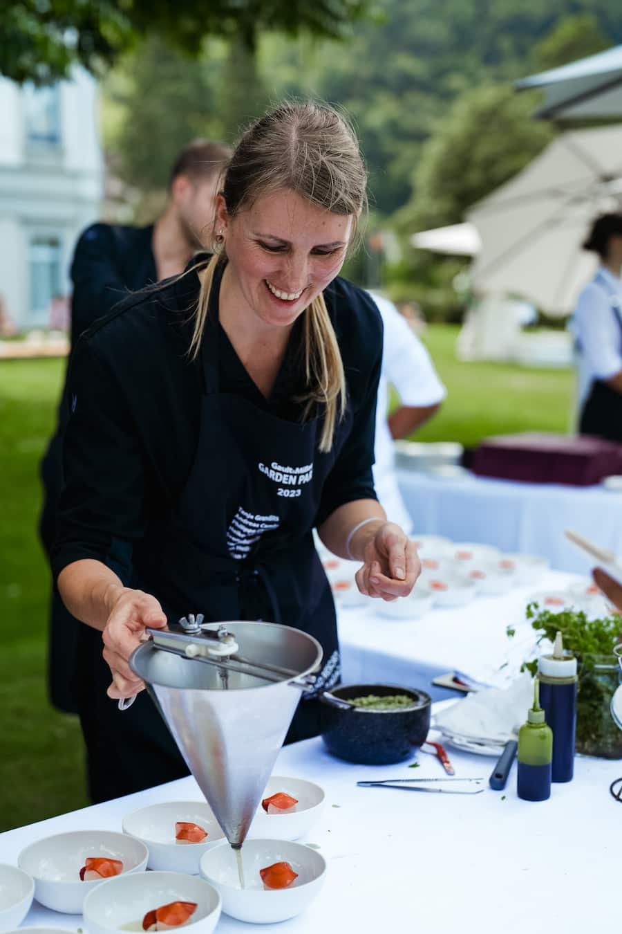 Lisa Oestreich, Patissière - IGNIV - GaultMillau Garden Party 2023 - Bad Ragaz - 13. August 2023 - Copyright Olivia Pulver