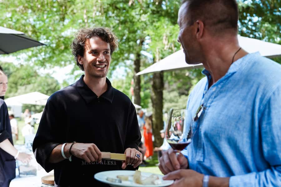 Jonny Fischer, Comedian und Foodie - GaultMillau Garden Party 2023 - Bad Ragaz - 13. August 2023 - Copyright Olivia Pulver