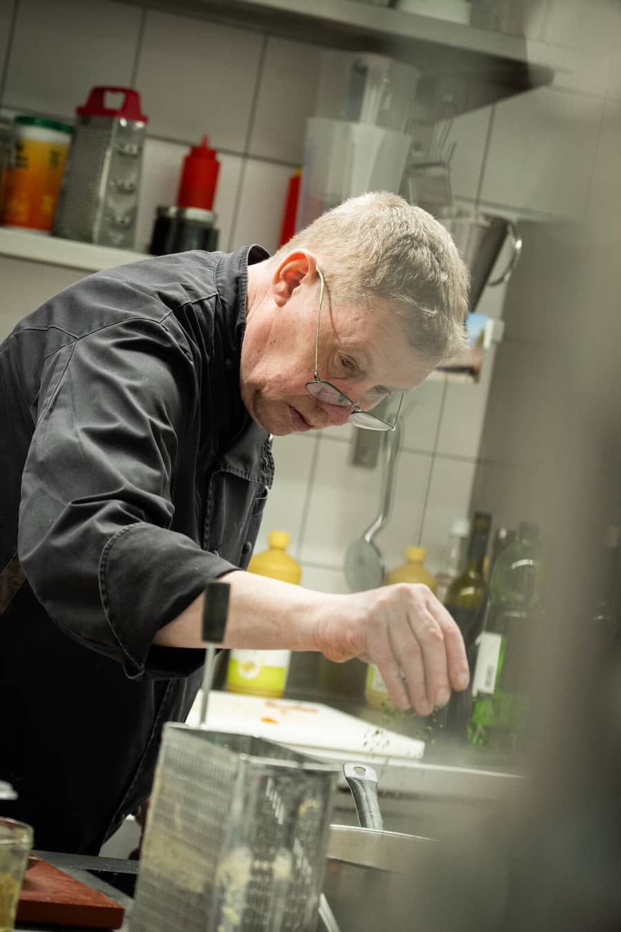 Markus Neff kocht auf dem Gütsch 2023