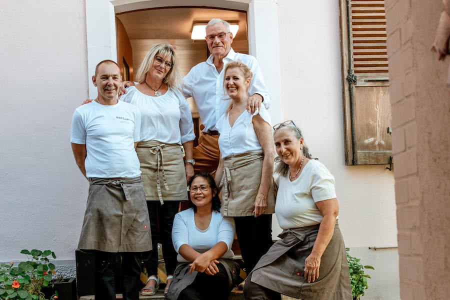 02.08.2023, Galmiz/Murten, Restaurant zum Kantonsschild, Team