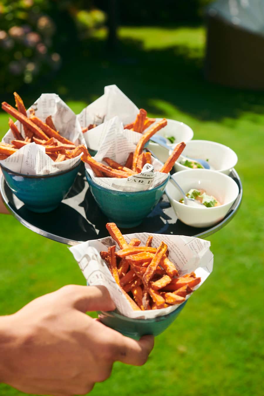 Gut für den Salzhaushalt: Süsskartoffel-Frites.