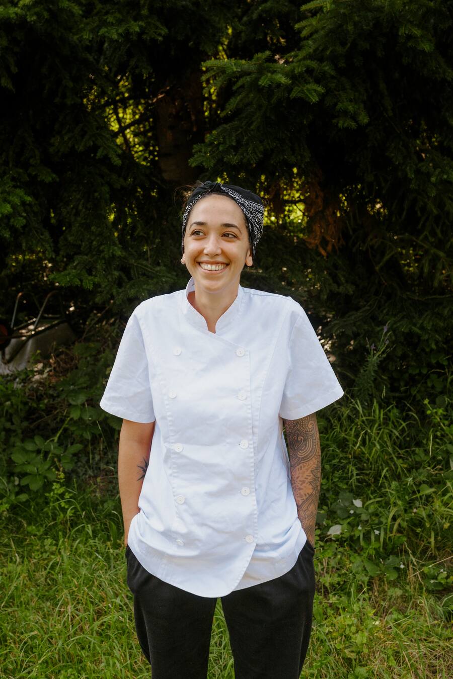 Sie schmeisst die nächsten Tage den Laden: Sous-Chefin Carolina Badano.