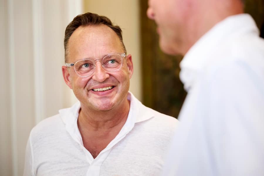 Von Graffenried Parlamentarier Essen mit Martin Göschel 3