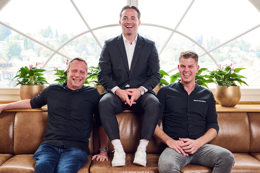 v.l. Sebastian Zier, Loris Lenzo, Richard Schmidtkonz