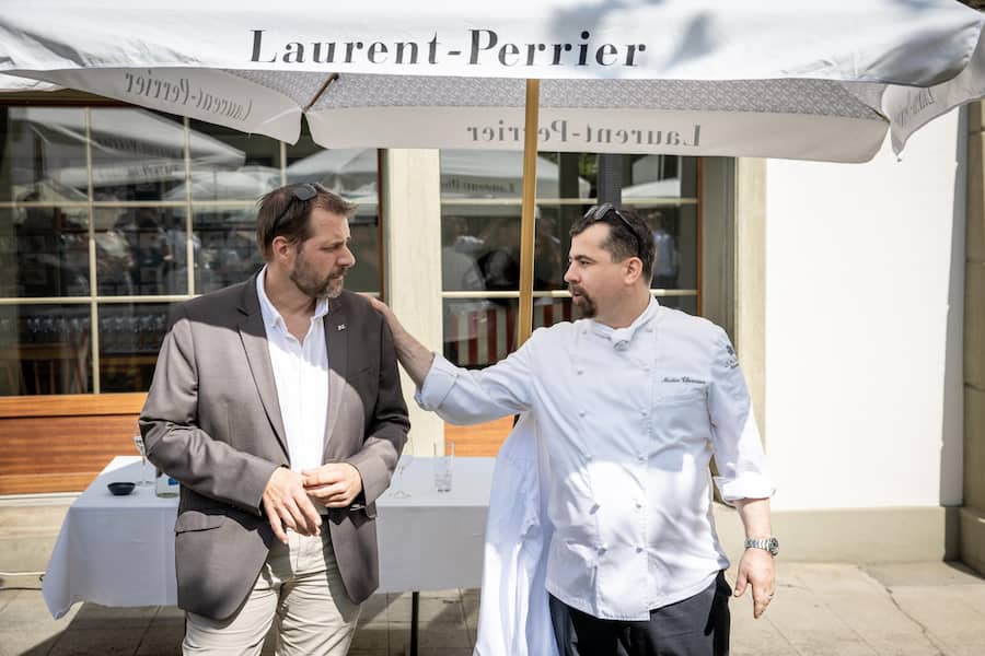 Martin Thommen mit seinem Nachfolger Denis Schmitt