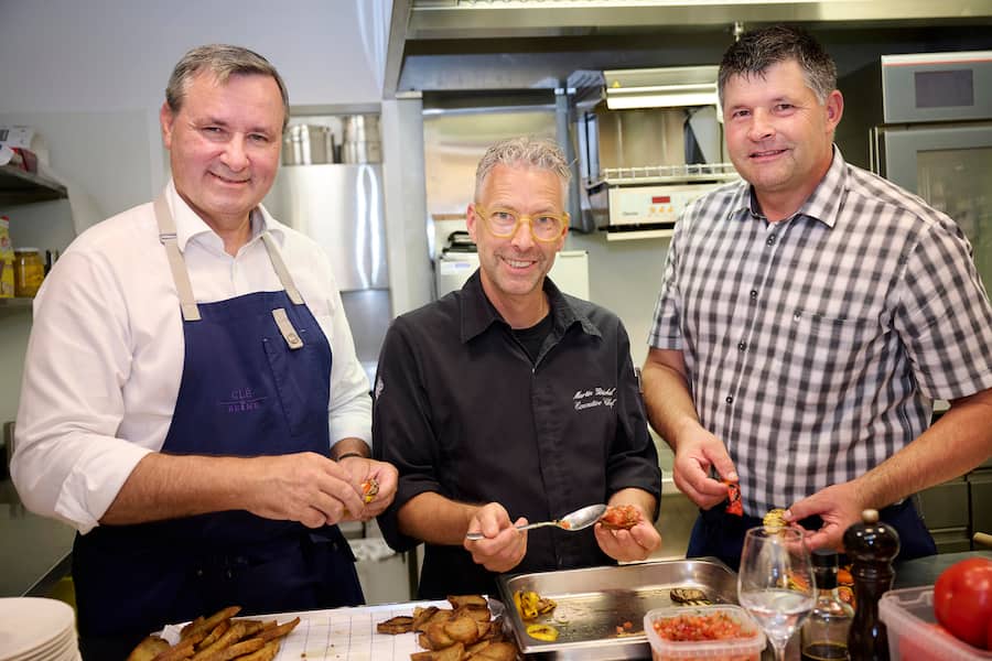 Martin Göschel («The Alpina», Gstaad) kocht mit Politikern.
