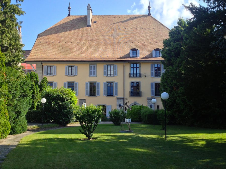 Aussenansicht Sommer Restaurant Denis Martin Vevey, 5.1.2017 © HO