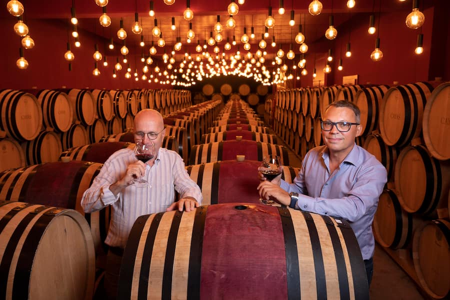Jean-René Germanier und Gilles Besse,Vétroz, Wallis,Valais, Schweiz, Suisse, Svizzera,Switzerland,