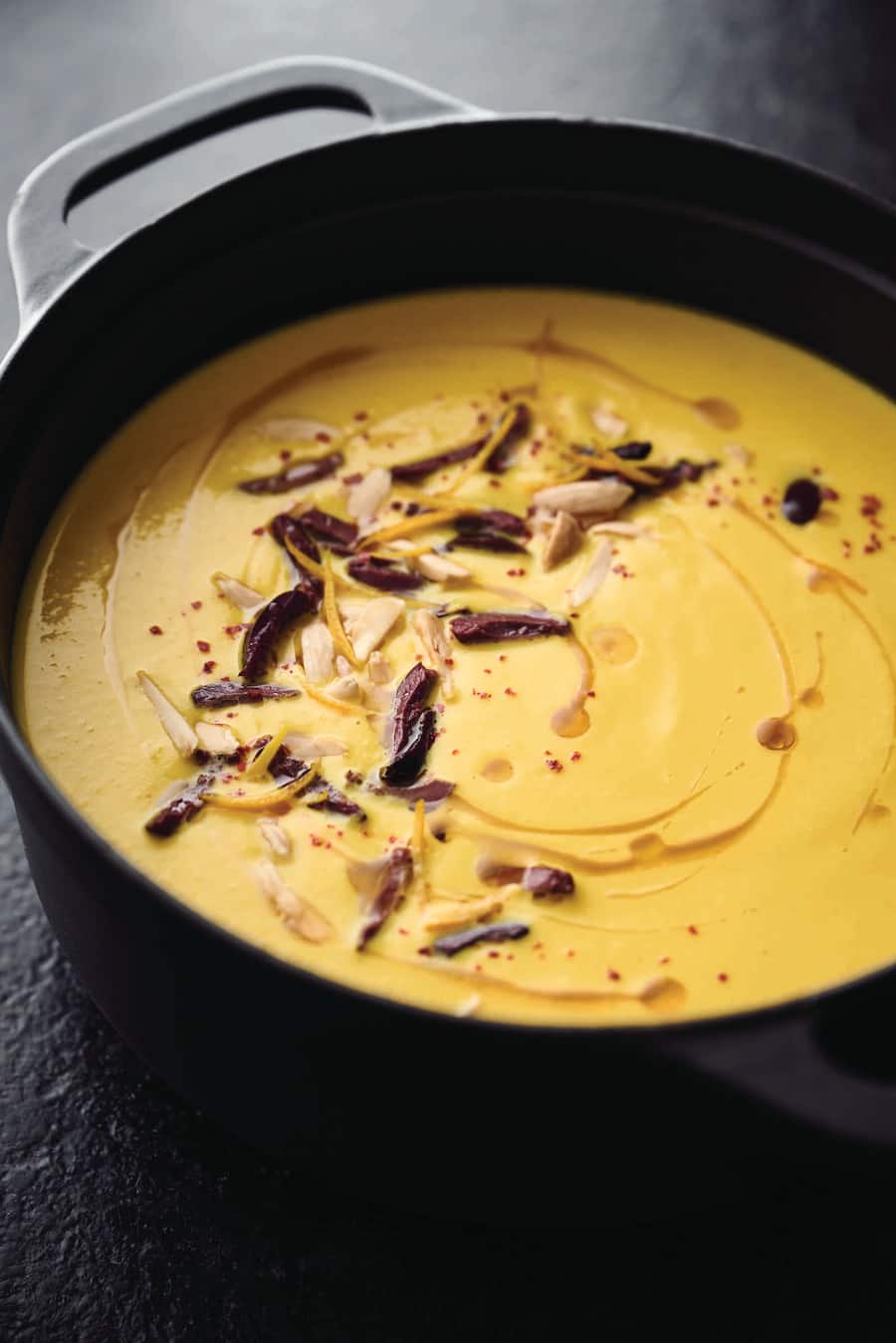 Blumenkohl-Safran-Orangensuppe