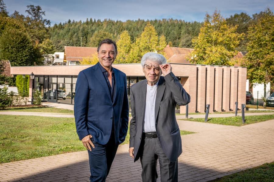 Silvio Denz und Mario.Botta.