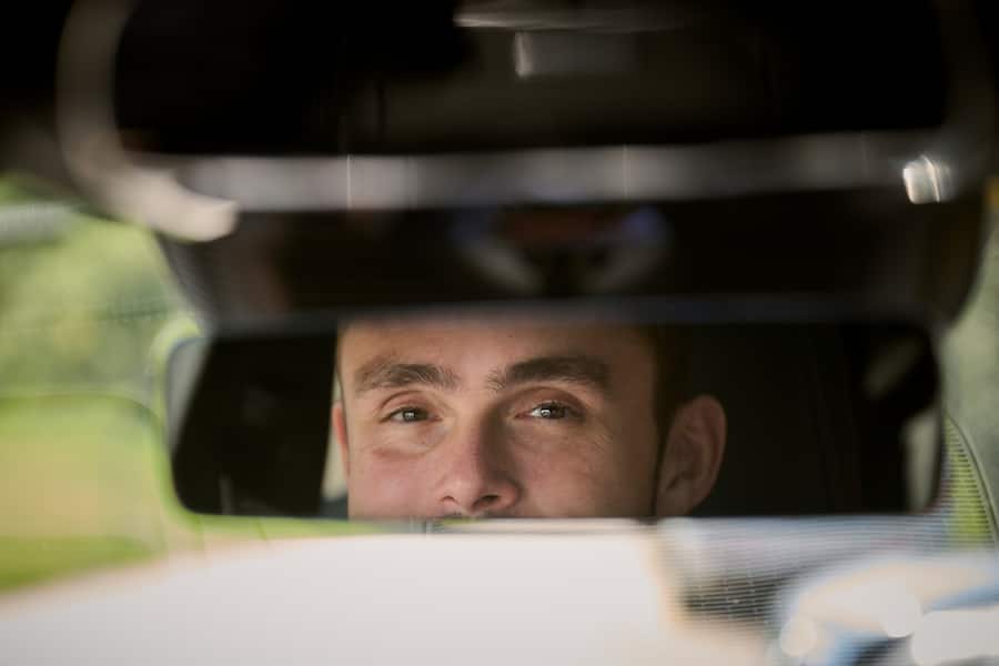 Mercedes Tour mit Guy Ravet entlang des Genfer Sees, am Freitag 15 September 2023 im Blonay-Saint-Légier. (© Gabriel Monnet)