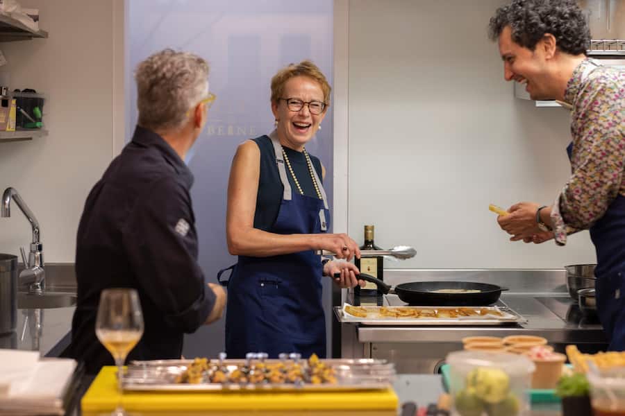 Martin Göschel («The Alpina», Gstaad) kocht mit Politikern.