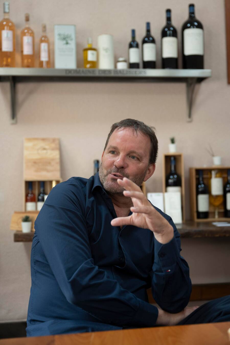 Christophe Pillon, Besitzer des Weingutes