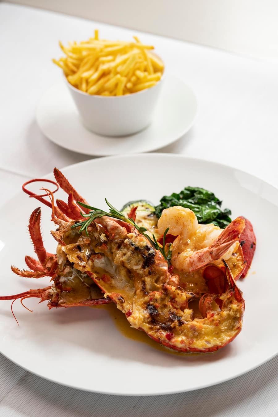 Reussbad, Ralf Thomas, Hummerschwanz und Black Tiger Crevette