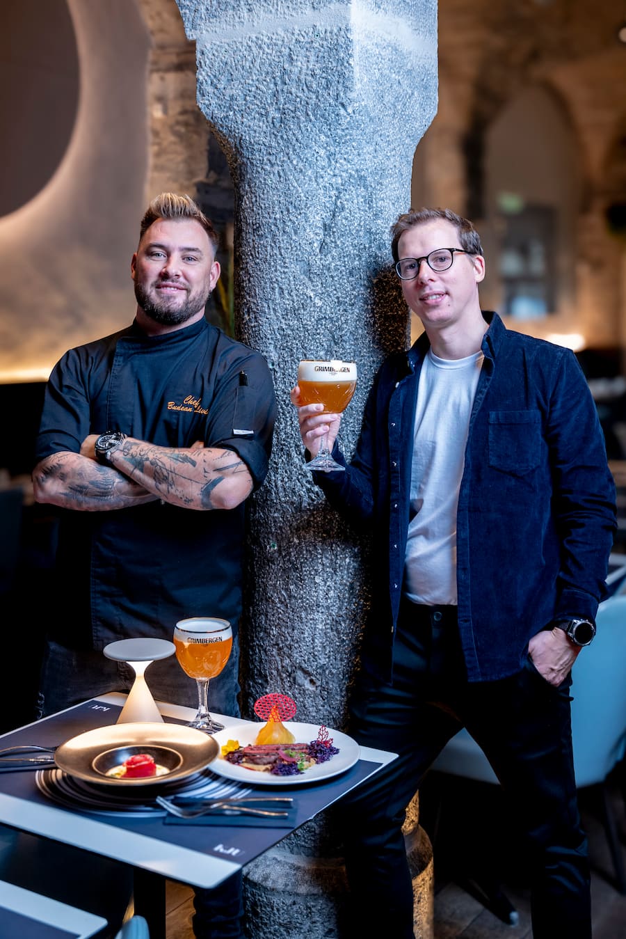 01.11.2023 - Vevey G&M Kju restaurant / Club Pub_reportage avec Grimbergen bier. Photos : Darrin Vanselow G&M / l'illustre 2023