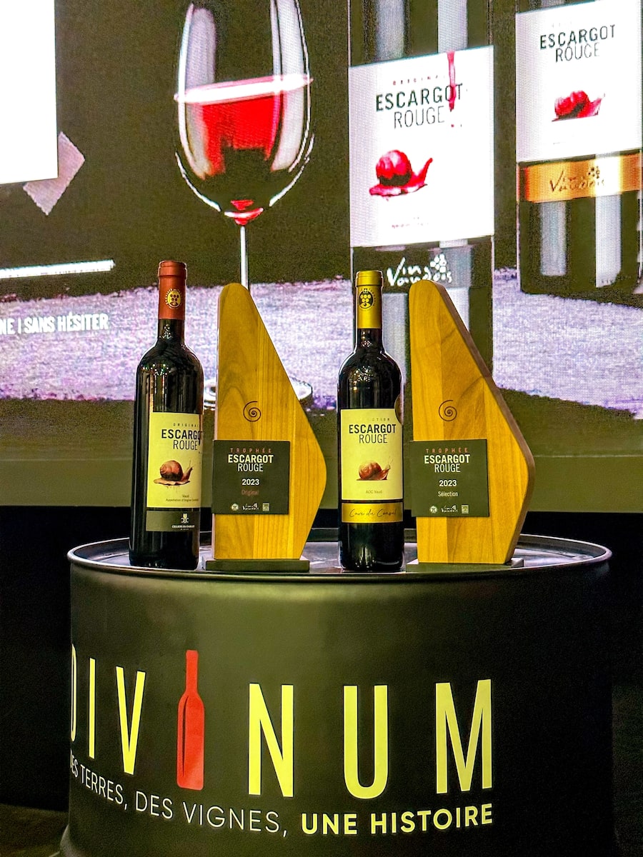 Escargot Rouge Office des vins vaudois Trophée