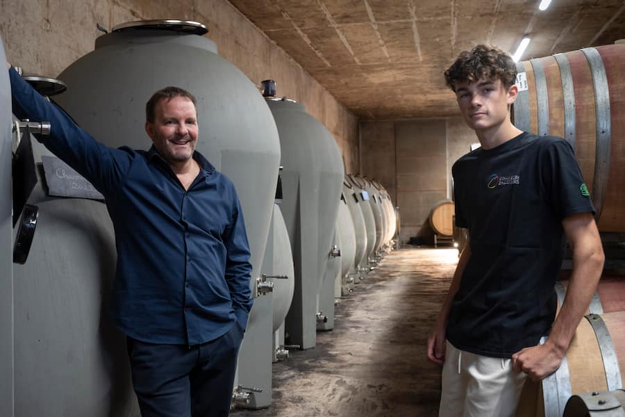 Sohn Matisse muss mit aufs Bild, findet Christophe Pillon