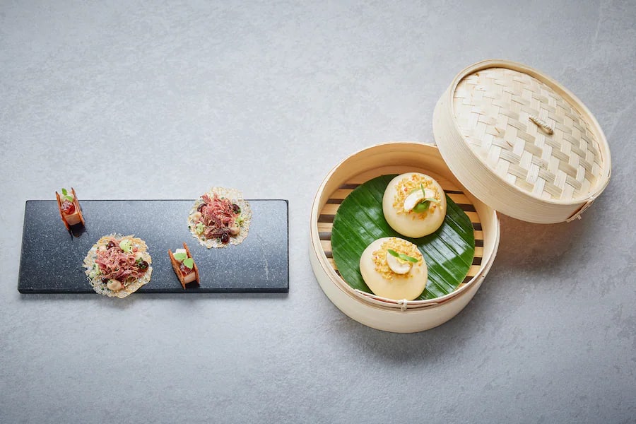 Plats de Stefan Heilemann pour le restaurant Widder