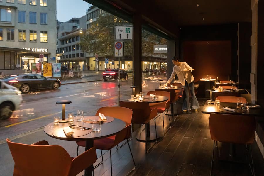 Restaurant ANRäume untenFotografiert am 09.11.2023