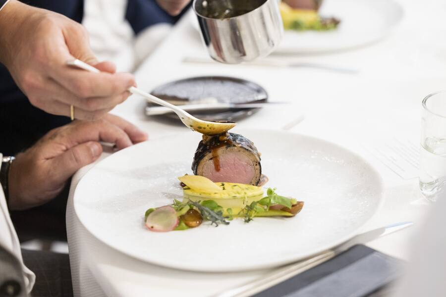 Soirée culinaire Cuisinier d’Or Shaun Rollier Le Pérolles Fribourg 6 novembre 2023