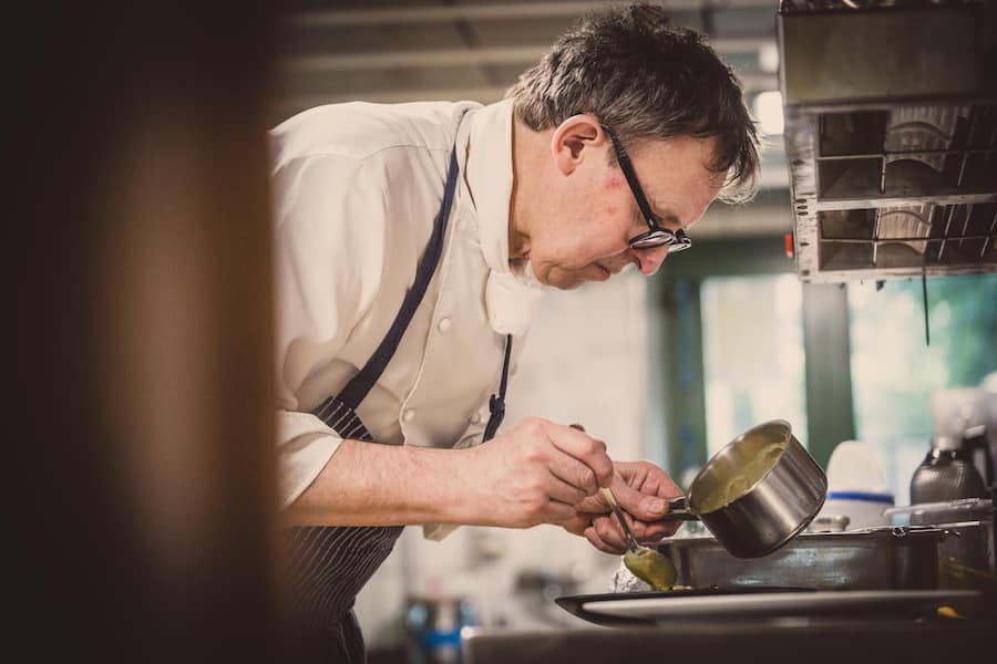 Thomas Huber, Krone Sihlbrugg, kocht Gitzi 2023