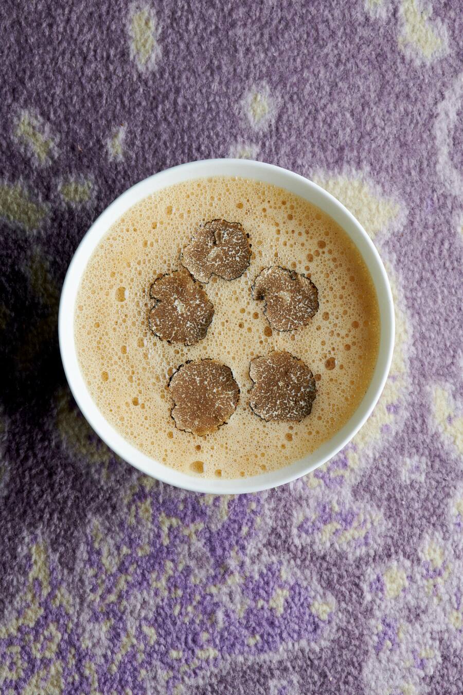 Vegi de luxe: Ricotta, Topinambur, Zwetschge, Trüffel.