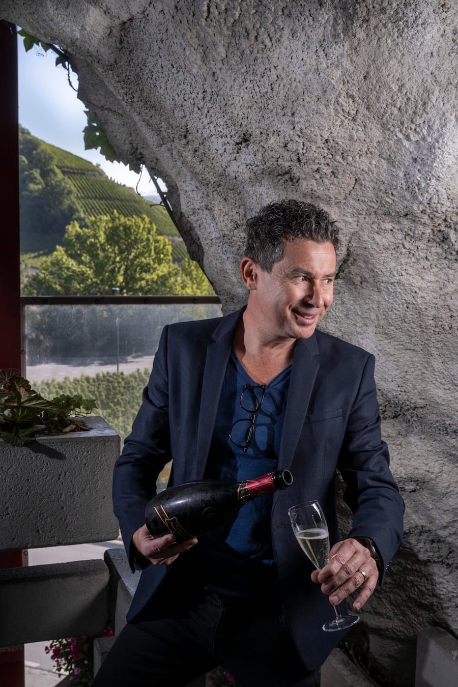 Patrice Rudaz, Direktor des Weingutes