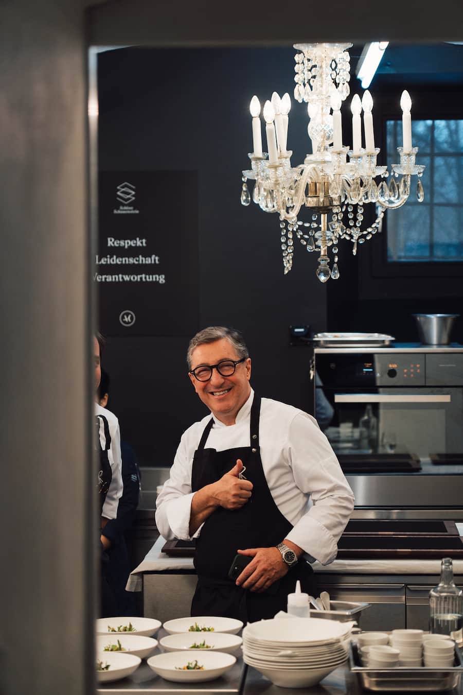 Joan Roca - 20 Jahre Schauenstein, Fürstenau - Andreas Caminada, Marcel Skibba, Joan Roca, Jan Hartwig - Dezember 2023 - Copyright Olivia Pulver