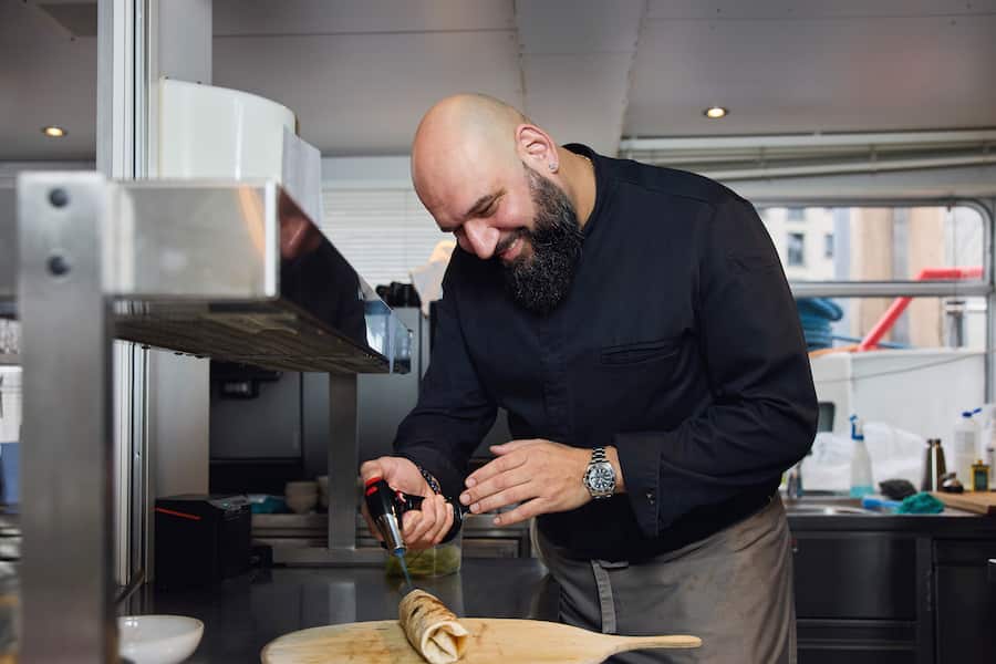 Pop-up, MS Arenenberg, Schifflände Schaffhausen, Moses Ceylan, Orientalische âMama Küche"Portrait Moses Ceylan - Küche