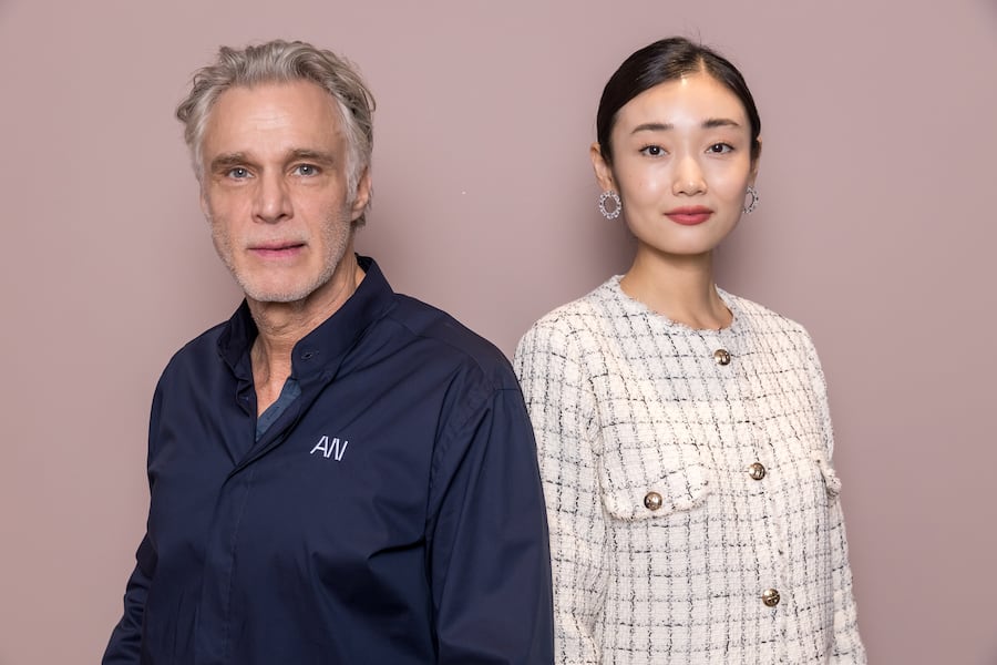 Restaurant ANGeschäftführerin Frau Yifei mit Chef Marcus G. LindnerFotografiert am 09.11.2023