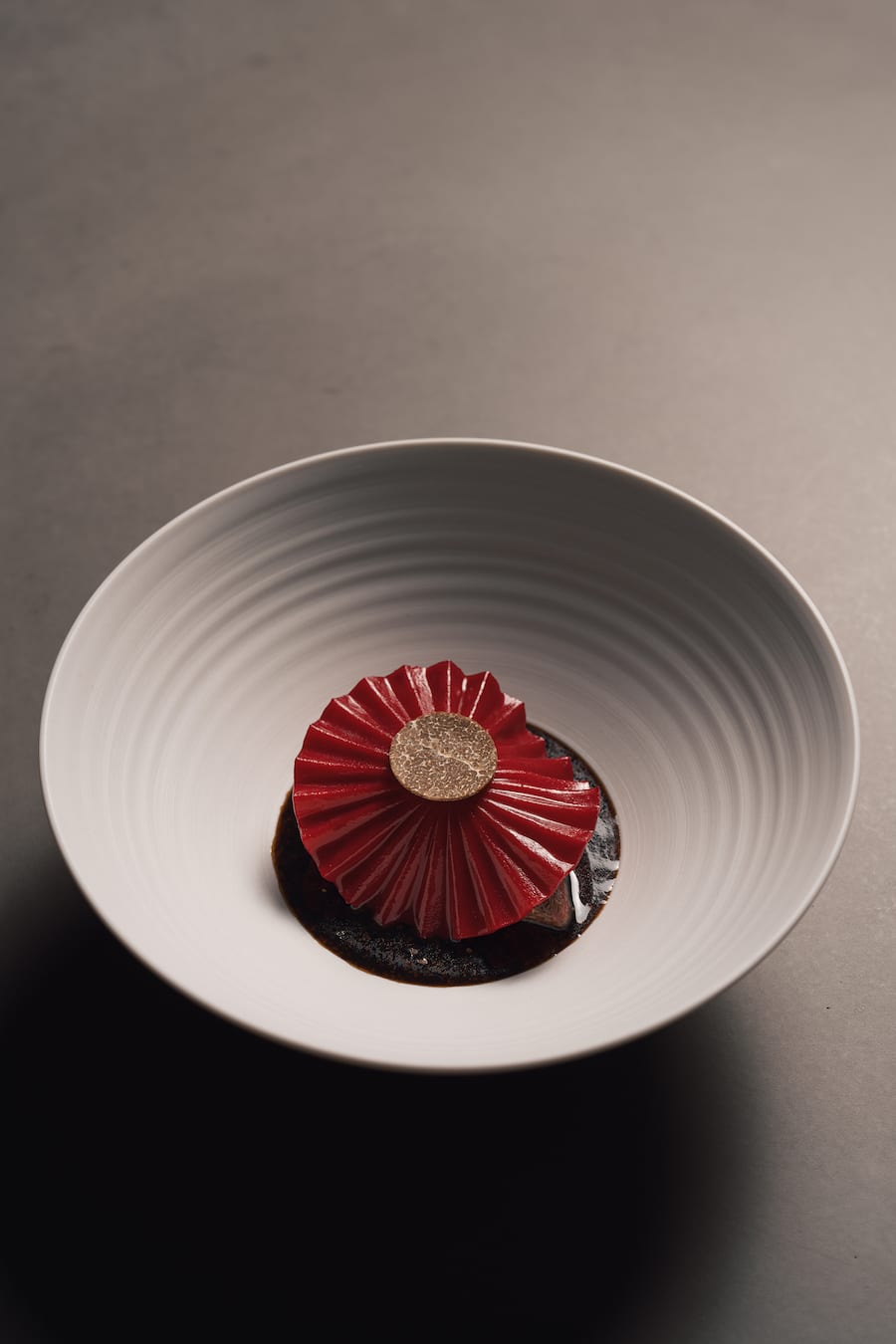 Jan Hartwig: Imperial Taube - 20 Jahre Schauenstein, Fürstenau - Andreas Caminada, Marcel Skibba, Joan Roca, Jan Hartwig - Dezember 2023 - Copyright Olivia Pulver