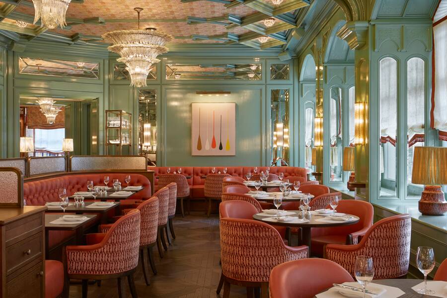 Baurs Zürich. Interior designer Martin Brudnizki at MBDS