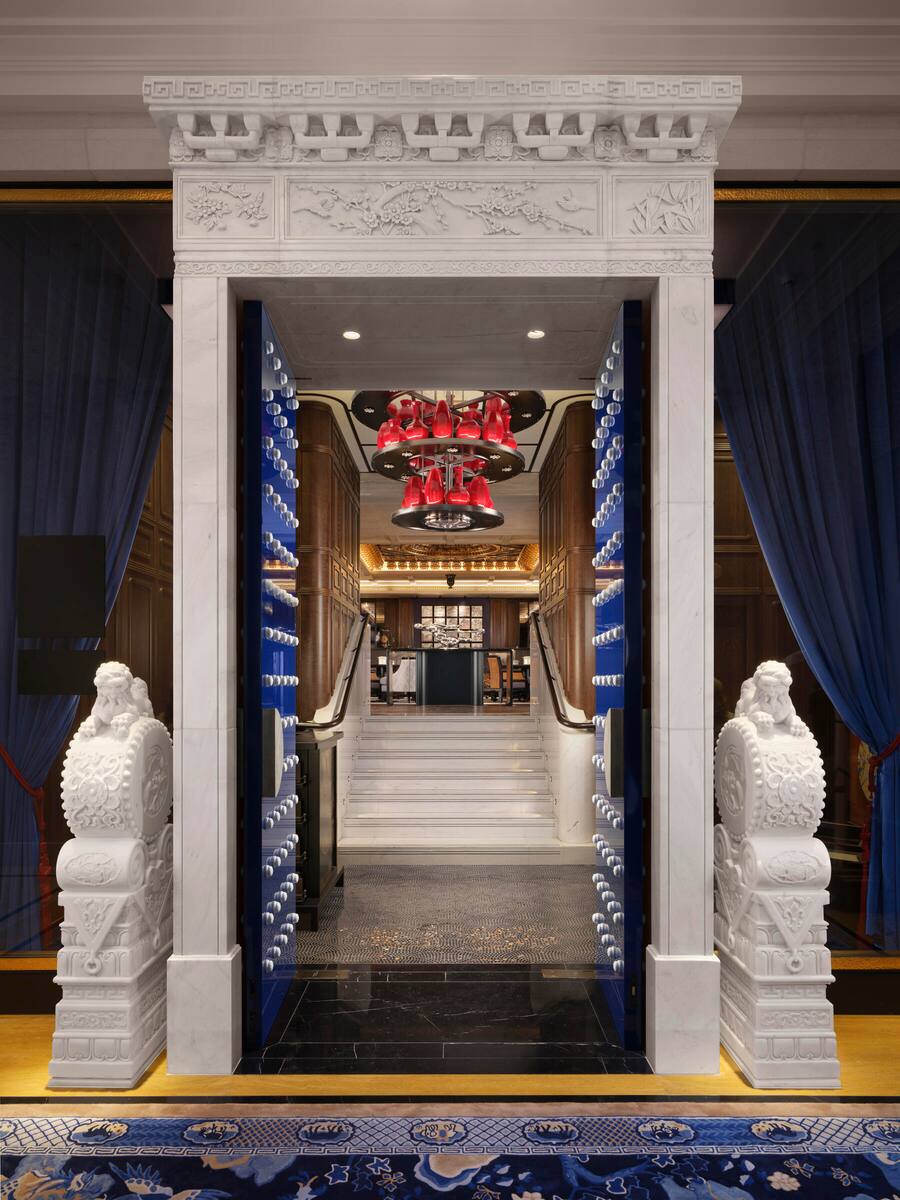 Canton Blue Entrance