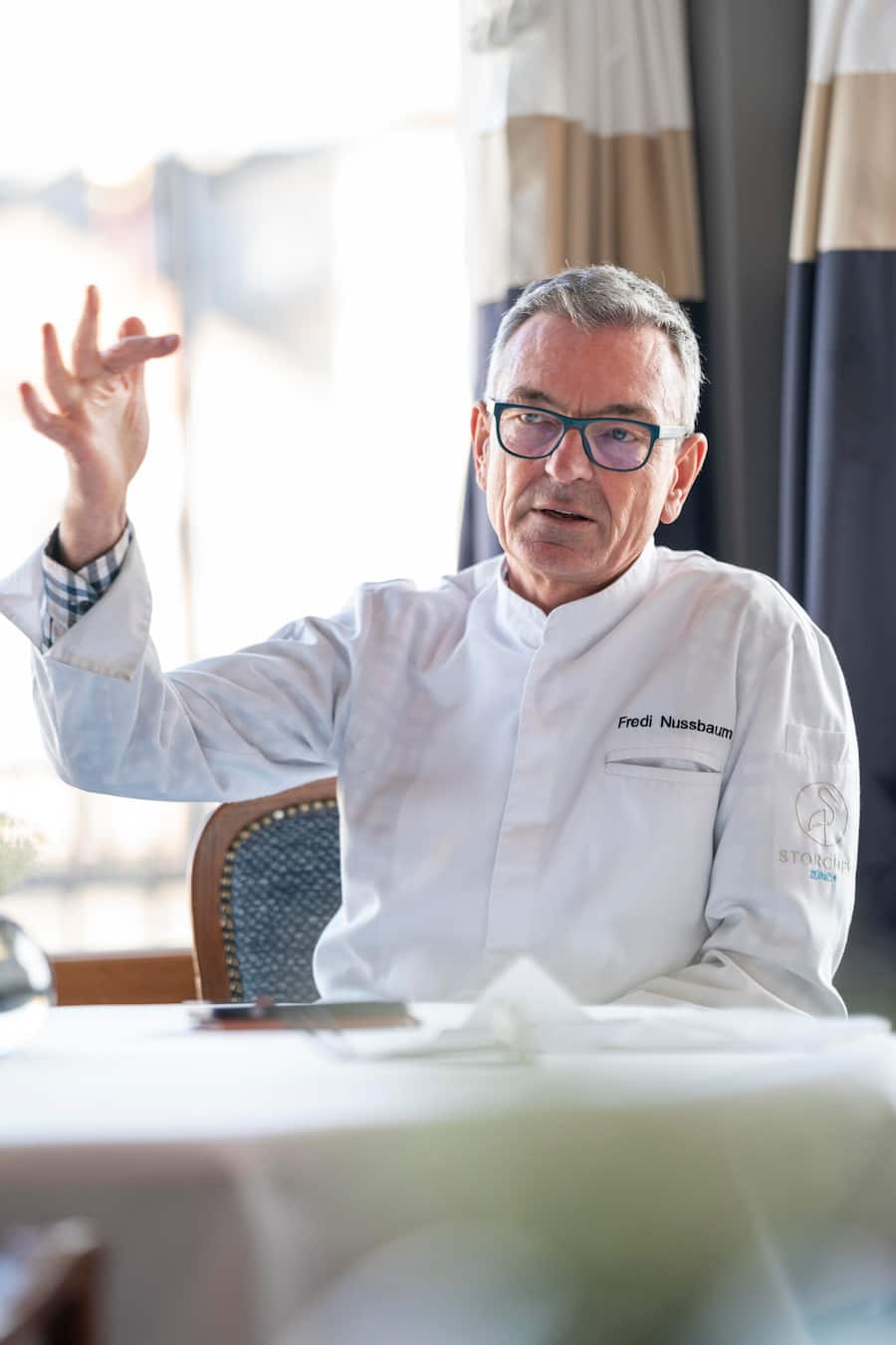 Fredi Nussbaum , pensionierter Küchenchef, Storchen Zürich
