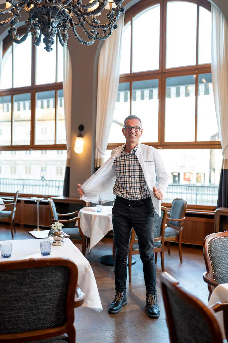 Fredi Nussbaum , pensionierter Küchenchef, Storchen Zürich