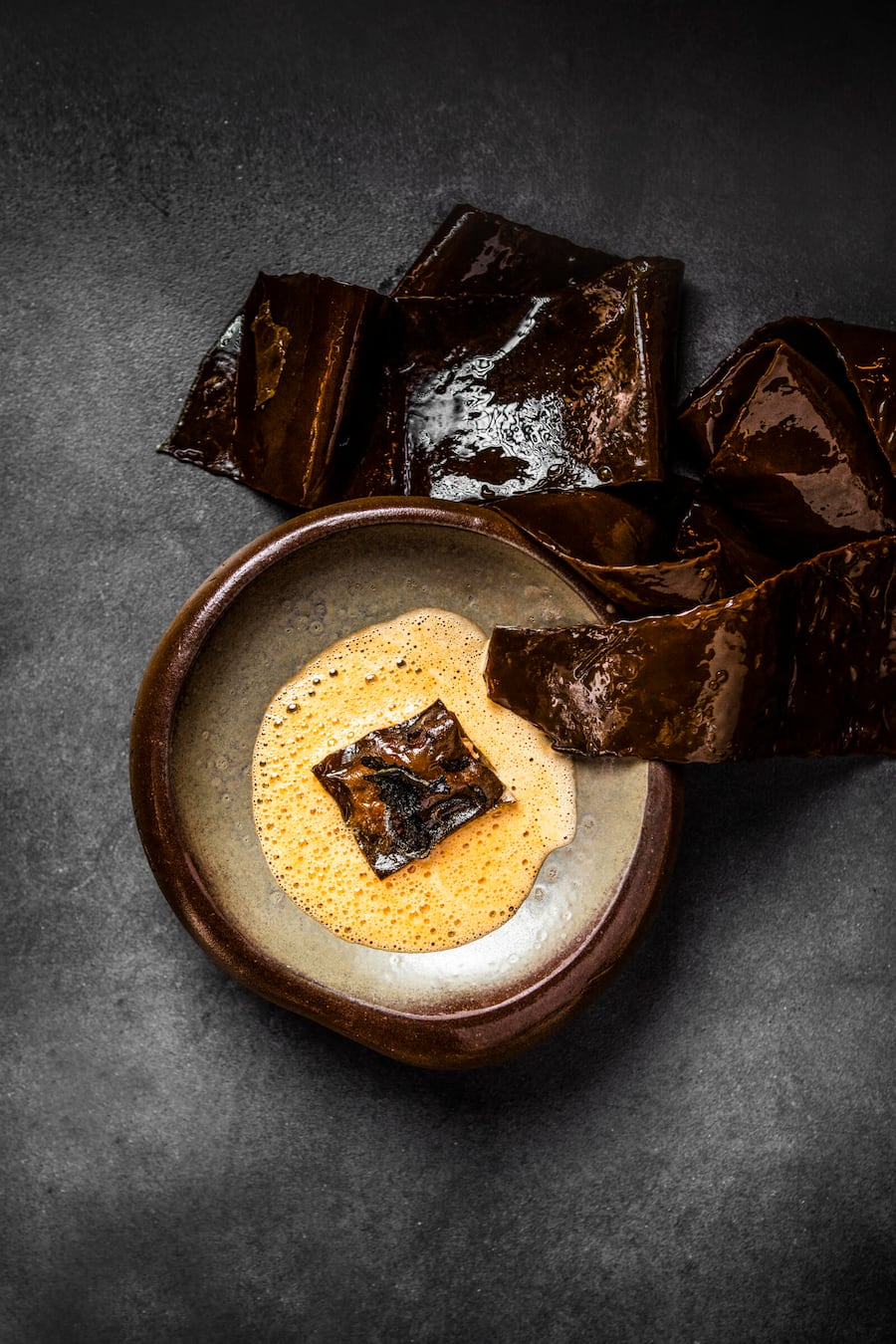 FYN_West coast crayfish kelp ravioli, roast shell sauce, tomato