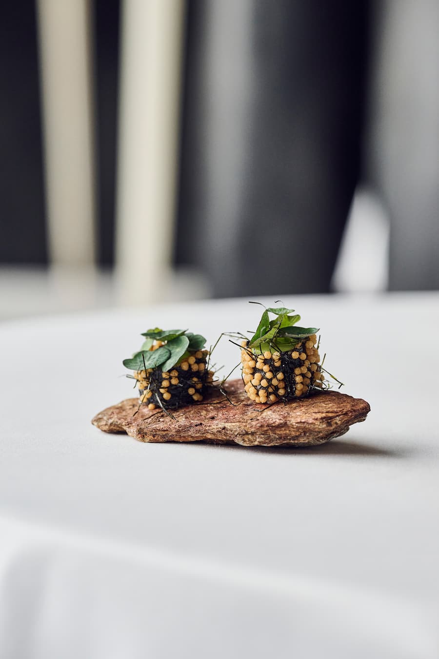 Marie Rouvinez Bridline - Norirolle mit Schlössli Shrimps, Kapuzinerkresse