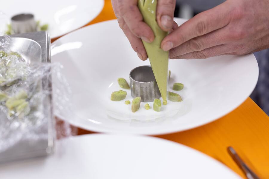 Schwertmuscheln mit Pesto