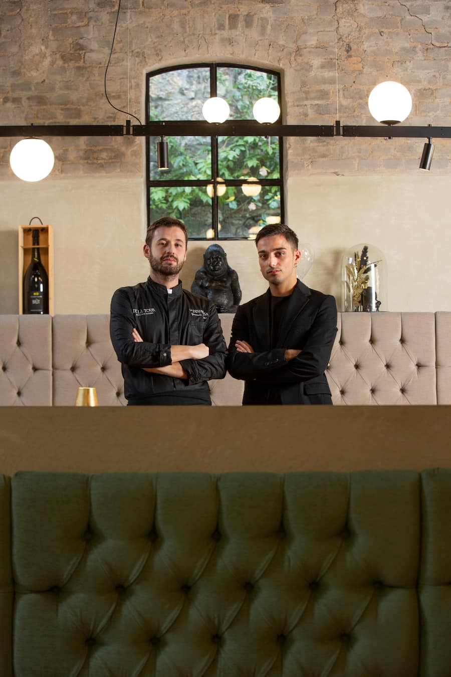 v.l. Gerardo Metta Chef de Cuisine und Tommaso Patti Gastgeber